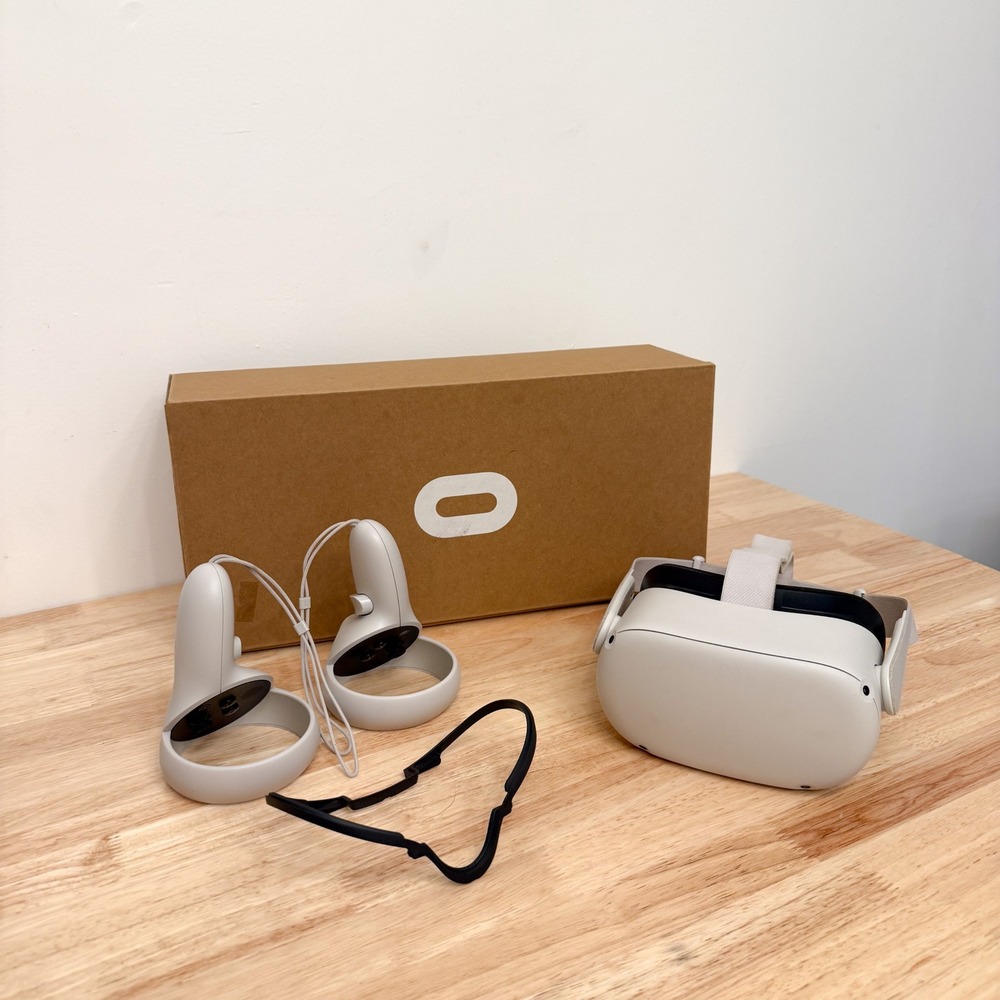 Meta Quest 2 128GB (Oculus 2) VR Headset in Box - No Charger | Tested